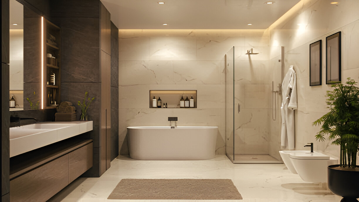Spa-Style Bathroom